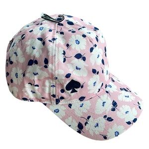 🔥🔥🆕♠️KATE SPADE PINK FLORAL BASEBALL CAP